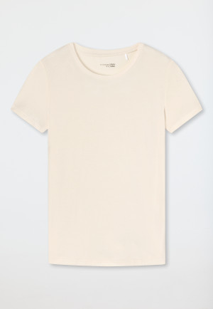 Shirt kurzarm Modal off-white - Mix+Relax