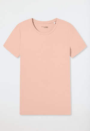 Shirt short sleeve modal peach whip - Mix+Relax