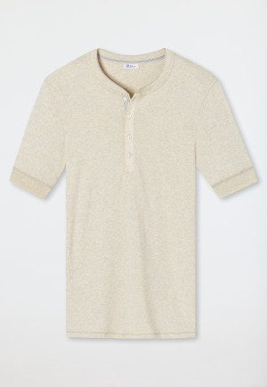 Shirt kurzarm natur-meliert - Revival Karl-Heinz