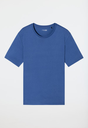 Shirt short-sleeved organic cotton aqua - Mix & Relax