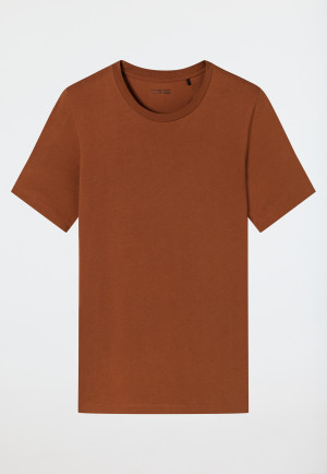 Shirt short-sleeved organic cotton whiskey - Mix & Relax