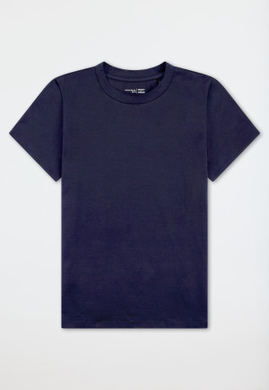 Shirt kurzarm Ringel deep blue- Mix+Relax