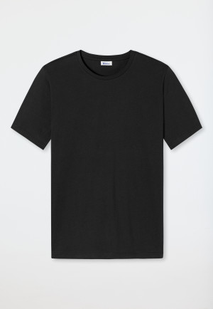 Shirt korte mouwen zwart - Revival Hannes