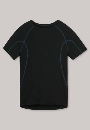 T-shirt thermique noir à manches courtes - Thermo Light