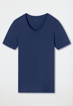 Shirt short sleeve v-neck admiral - Premium Modal