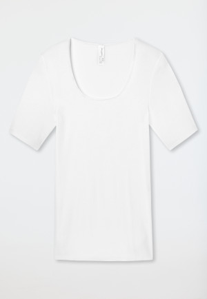 T-shirt a maniche corte bianca - Luxury