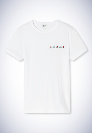 Shirt korte mouw wit - Revival Carla