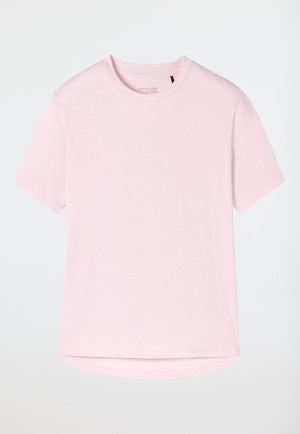 Tee-shirt manches courtes rose tendre - Mix+Relax