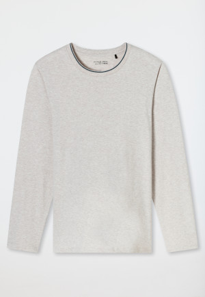 Maglietta manica lunga beige screziato - Mix+ Relax