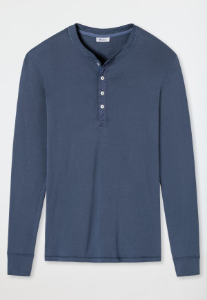 Shirt langarm blau - Revival Karl-Heinz