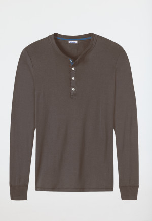 Shirt long-sleeve clay red - Revival Karl-Heinz
