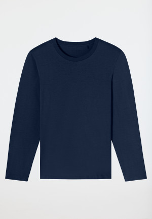 Shirt long-sleeve dark blue - Mix+Relax