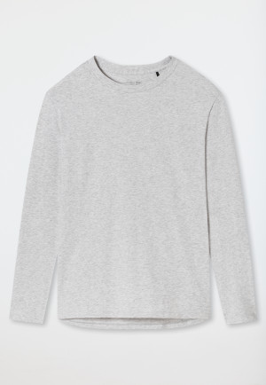 Long-sleeved shirt heather gray - Mix & Relax