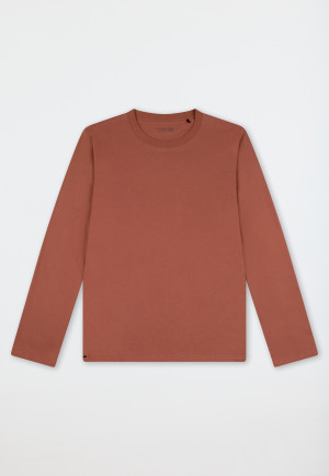 Shirt langarm terracotta - Mix+Relax