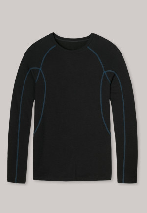 Shirt lange mouwen zwart - Sport Thermo Light