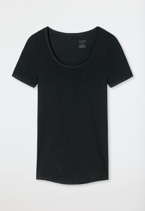 Short-sleeved shirt black - Personal Fit