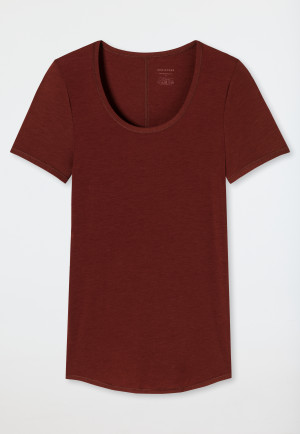 Tee-shirt manches courtes terracotta - Personal Fit