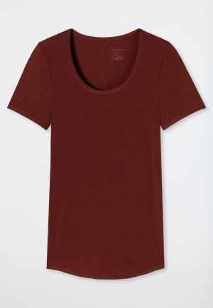 Shirt kurzarm terracotta - Personal Fit