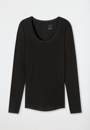 Long-sleeved shirt black - Personal Fit