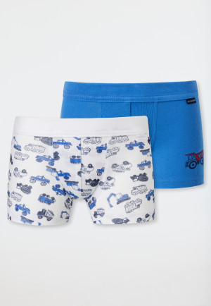 teiliges Unterwäsche Set Unterhemd Shorts Superheld blau 4 Schiesser Jungen