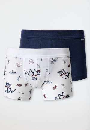 3/6/12 X Kids Boys Assorted Plain & Printed Assorted Cotton Boxer Shorts Under Pant 