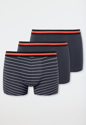 Shorts 3er-Pack Organic Cotton graphit - 95/5