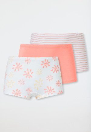Short set van 3 stuks meerkleurige strepen - 95/5