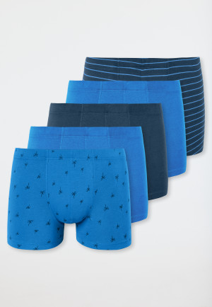 5-pack shorts striping palm trees multi-colored - 95/5