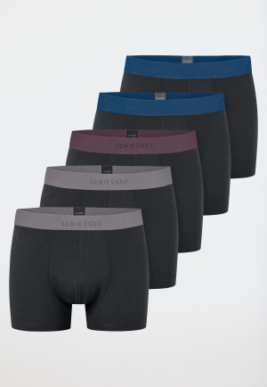 Shorts 5-pack black - 95/5