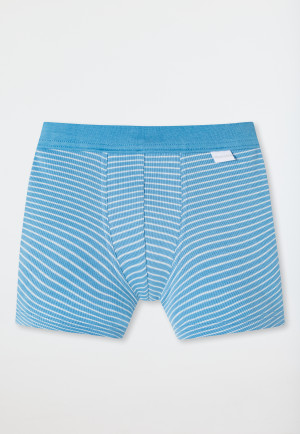 Shorts double striped light blue - Double Rib