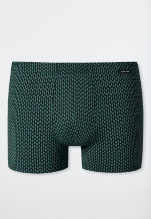 Pantaloncini con fantasia grafica, verde scuro/blu scuro - Fashion Daywear