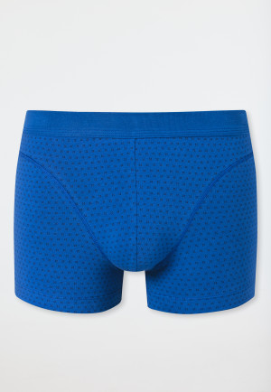 Shorts Organic Cotton patterned indigo - Comfort Fit