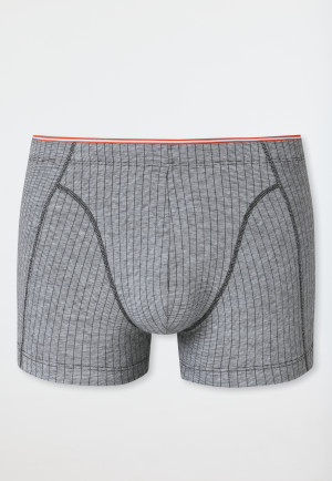 Shorts Organic Cotton patterned charcoal - 95/5