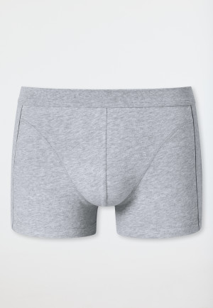 Pantaloncini in cotone organico grigio screziato - Comfort Fit