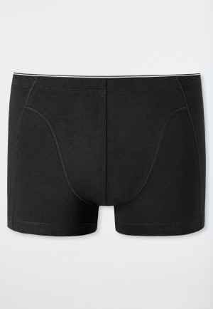 Shorts in cotone biologico neri - 95/5