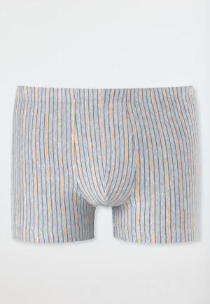 Shorts Organic Cotton stripes gray melange - 95/5