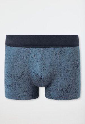 Short Paisley nachtblauw - Fine Interlock