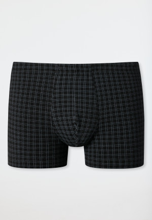 Boxer briefs checked black - Cotton Casuals
