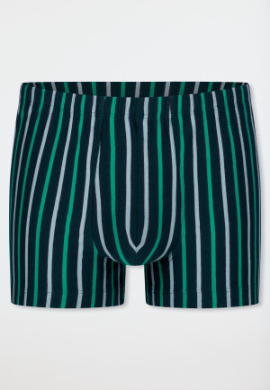 Shorts tiefseegrün gestreift - 95/5