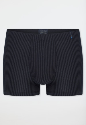 Blue and black striped boxer briefs - Long Life Soft