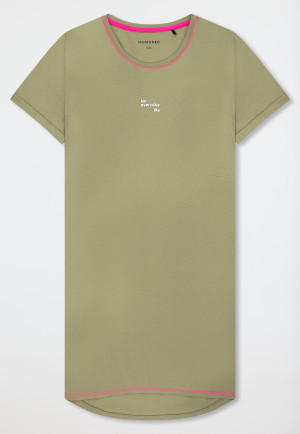 Camicia da notte a maniche corte linde - Casual Essentials