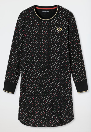 Sleepshirt langarm Bündchen Sterne multicolor - Family