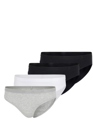 Briefs 4-pack Black/White - ADIDAS