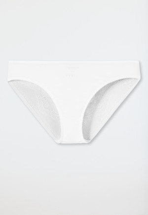 Culotte blanc en microfibre dentelée - Invisible Lace