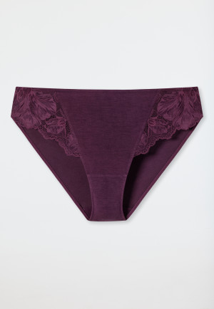 Slip Spitze pflaume - Modal & Lace
