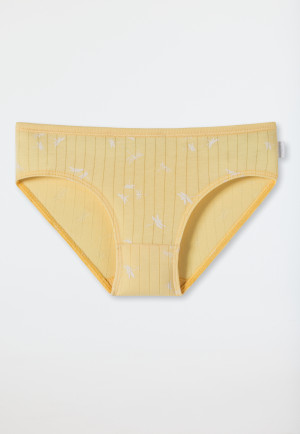 Panties Tencel organic cotton soft waistband glossy yarn dragonflies vanilla - Original Classics