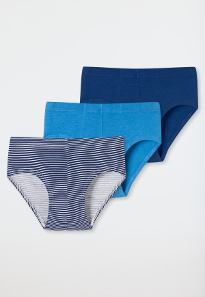 Underwear  Schiesser Children undershirts 2-pack fine rib organic cotton  excavator stripes dark blue/white - Feinripp Multipacks sonstige ~ Chaba  Photo
