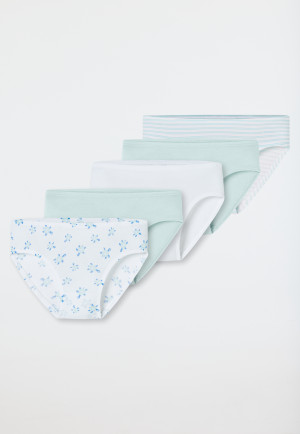 Slips 5er-Pack Organic Cotton mehrfarbig - 95/5