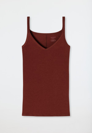 Top con spalline sottili color terracotta - Personal Fit