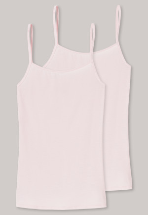 Schiesser Donna Essentials trägertop inserto in pizzo canotta 2er Pack 38-50 